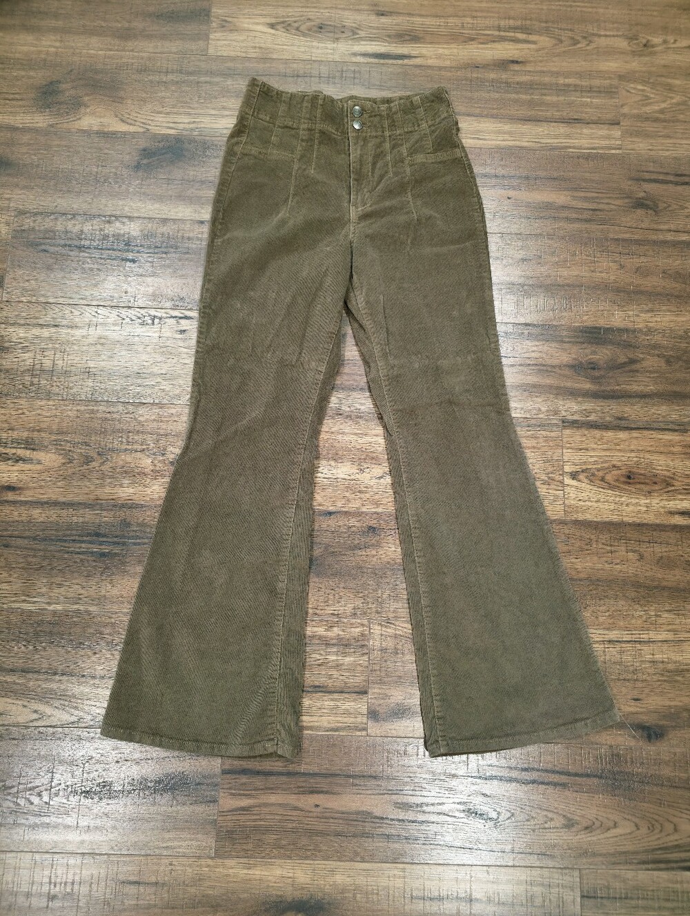 High-Waist Corduroy Flared Pants 11